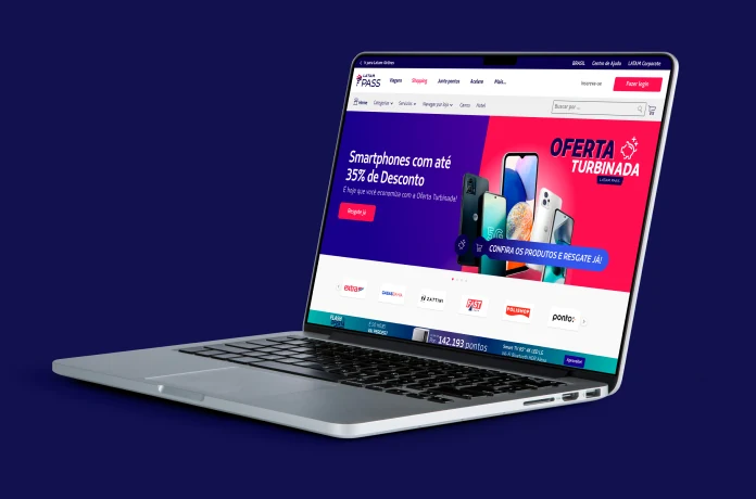 LATAM Pass storefront, featured offer