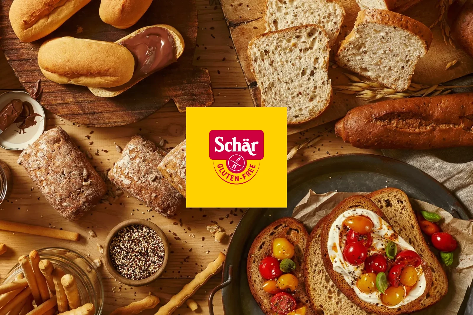Universo de productos sin gluten de Schär