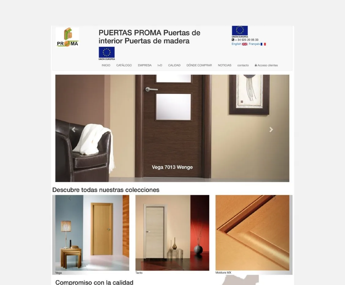 Puertas Proma — Una buena base